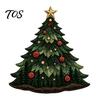 Handmade Quilting Accessories Christmas Patchwork DIY Kit, Holiday Fabric Art Craft Santa Beginner Supplies Snowman Tree Sewing Project for