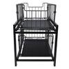 Under Sink Organizer Iron 2 Tier Pull Out Spice Rack Countertop Storage Shelf for Kitchen Bathroom