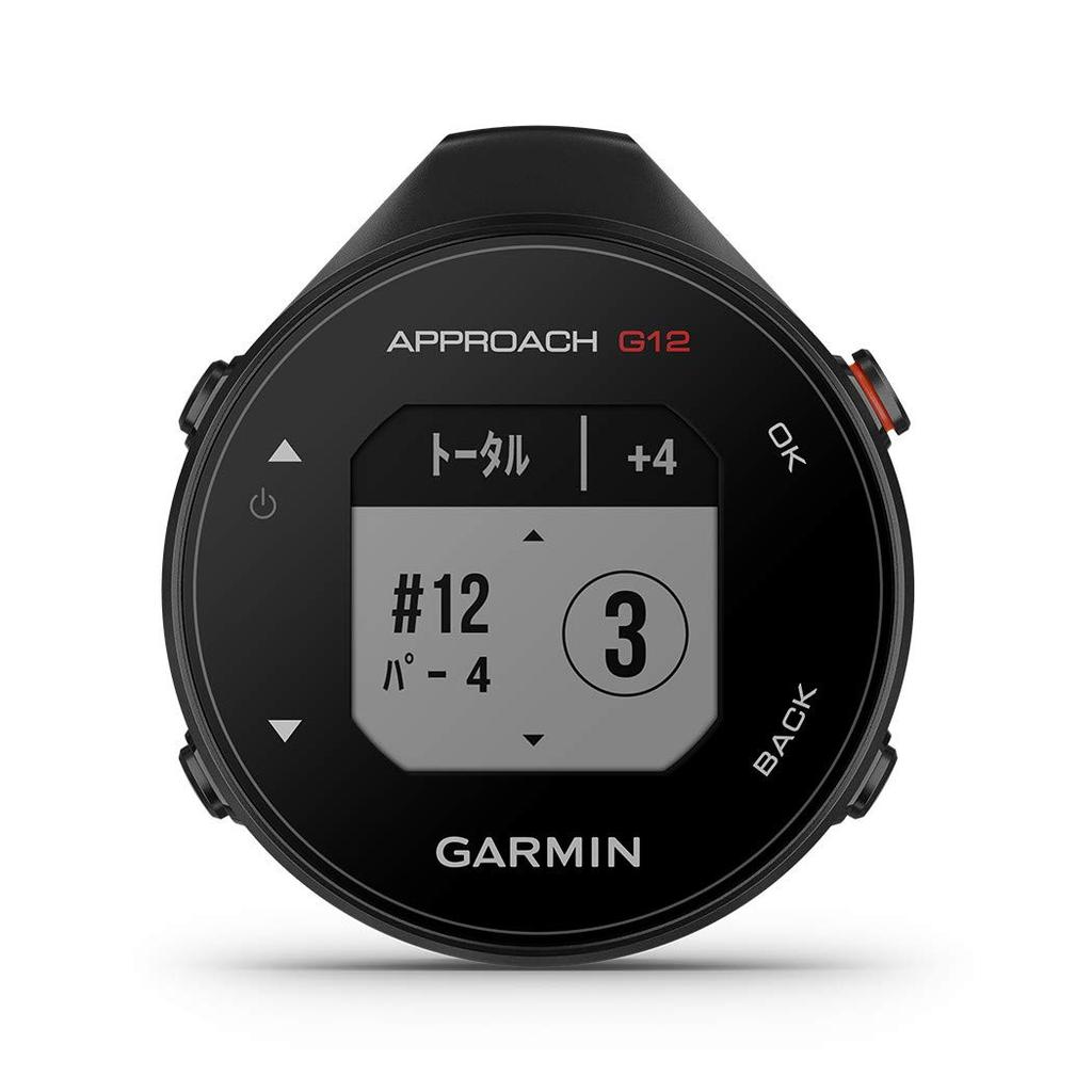 GARMIN Golf Navigation GPS Approach G12 Compatible with Japanese Black Small Android/iOS [Genuine Product] 010-02555-10