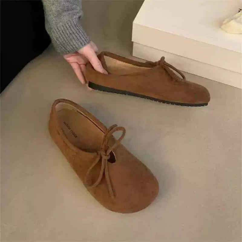 Platform Shoes Early Autumn Shoes Women's One-pedal New All-inclusive Spring and Autumn Single Shoes Women's Shoes