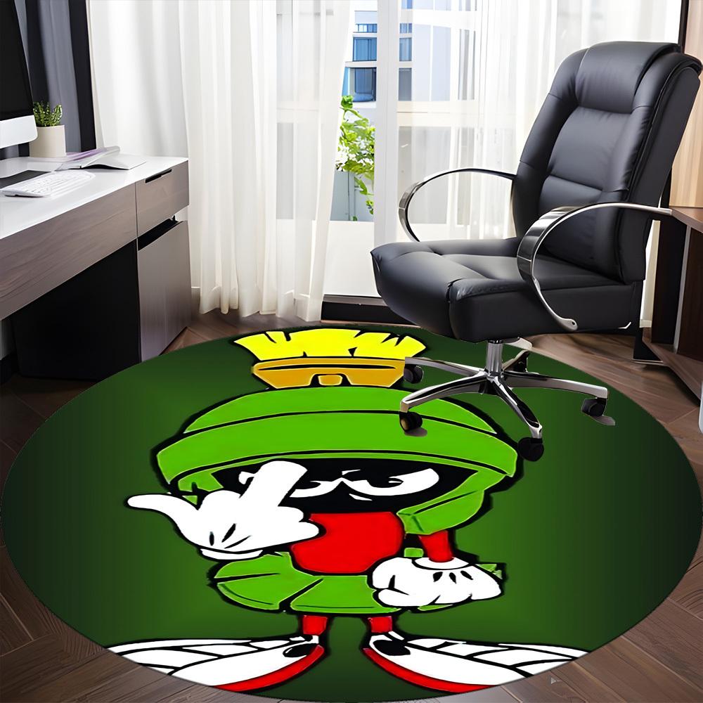 Looney Tunes Marvin The Martian Office Round Area Rug, Under Office Chairs Bedroom Living Room Home Decor a1022297