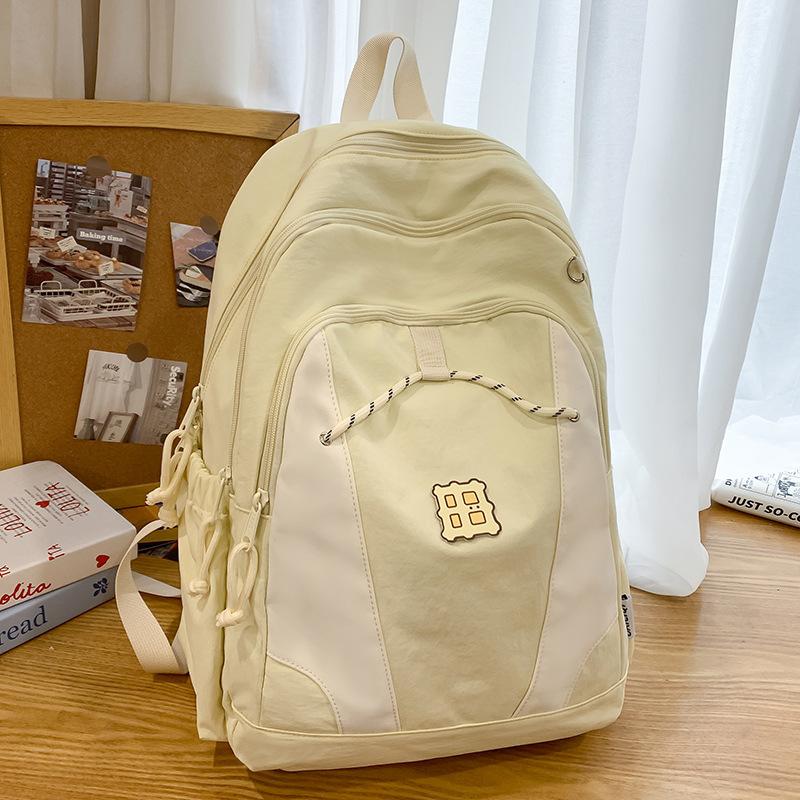 

Детский школьный рюкзак Ученица начальной школы Ученица средней школы Ученица старшей школы Рюкзак с вставками Модный рюкзак