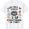 Letzter Schultag-Schuljahresende-Ich Habe Überlebt Lustiges Katzen-T-Shirt