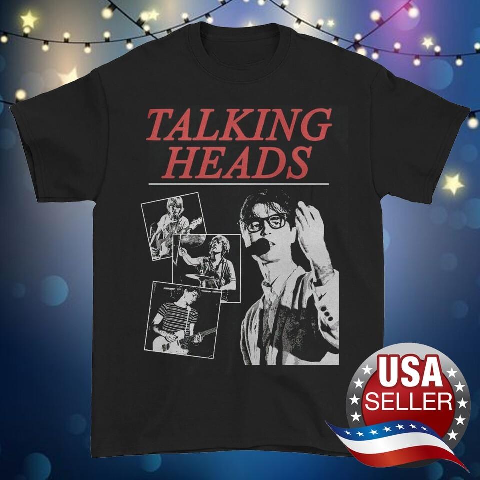 TALKING HEADS band Talking Heads shirt black Tshirt short sleeve S5XL JJ4250 Unisex T-Shirt M