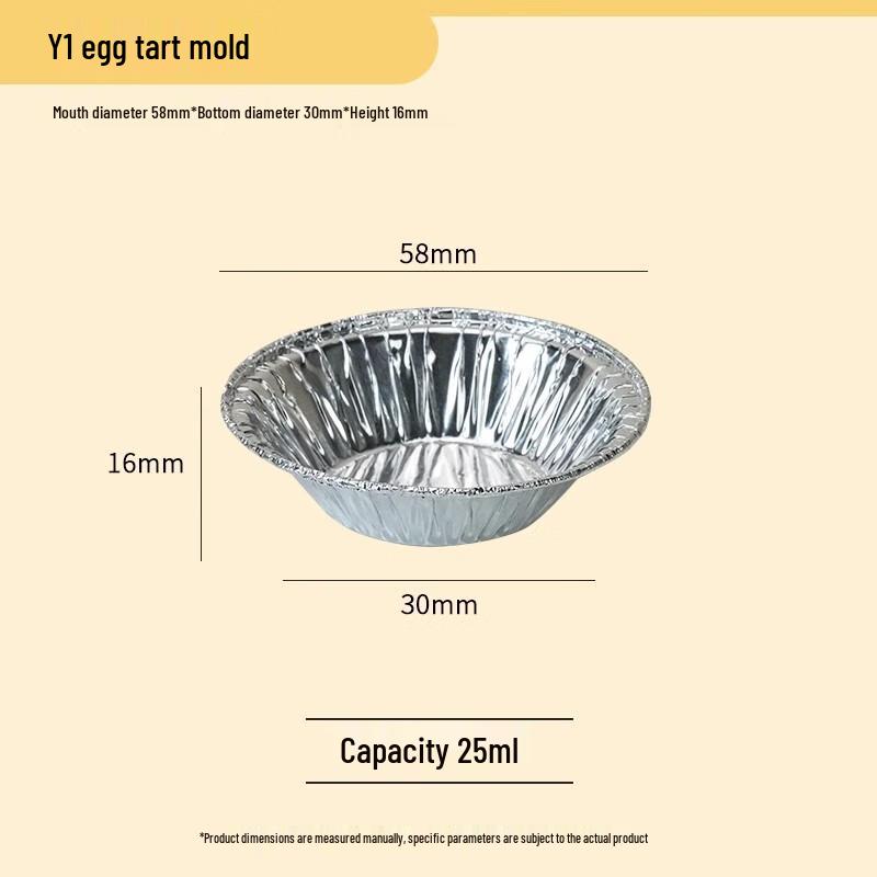 Saint Bailey Aluminum Foil Egg Tart Trays