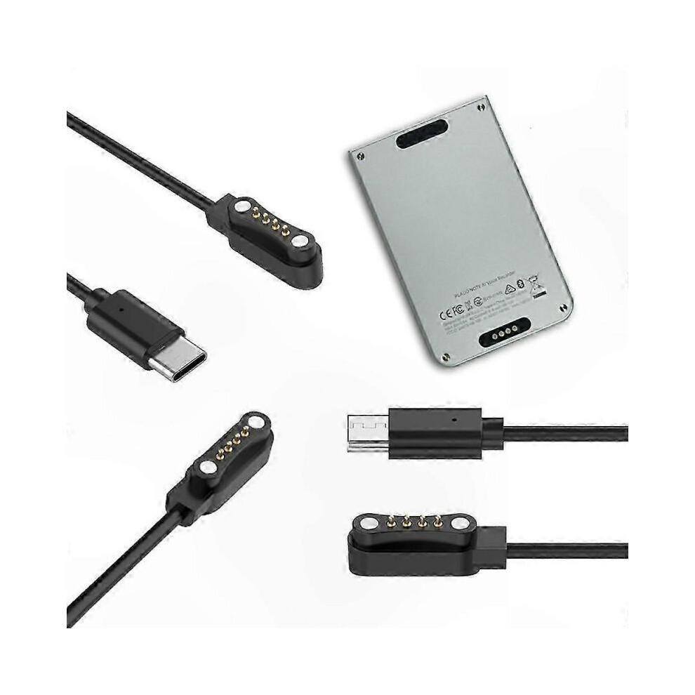 for Plaud Note AI Voice Recorder 1m 5V Magnetic Charging Cable