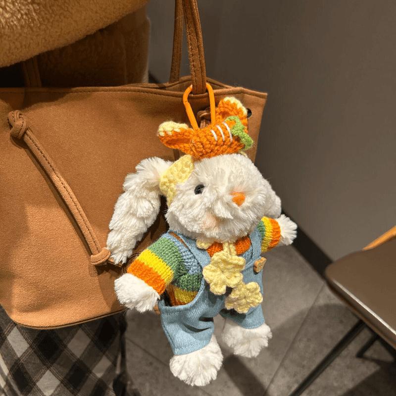 

Радуга Морковка Брелок Брюки Ухо-висит Кролик Сумка Подвеска Мультфильм Милая Плюшевая Кукла Брелок Подарок оранжевый