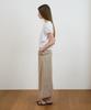 DEHEVE Puff Sleeve Ribbon Blouse [Ivory]