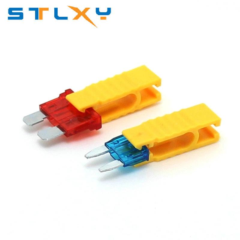 12V MINI SMALL MEDIUM Size Car Fuse Holder Add-a-circuit TAP Adapter with 10A Micro Mini Standard ATM Blade Fuse