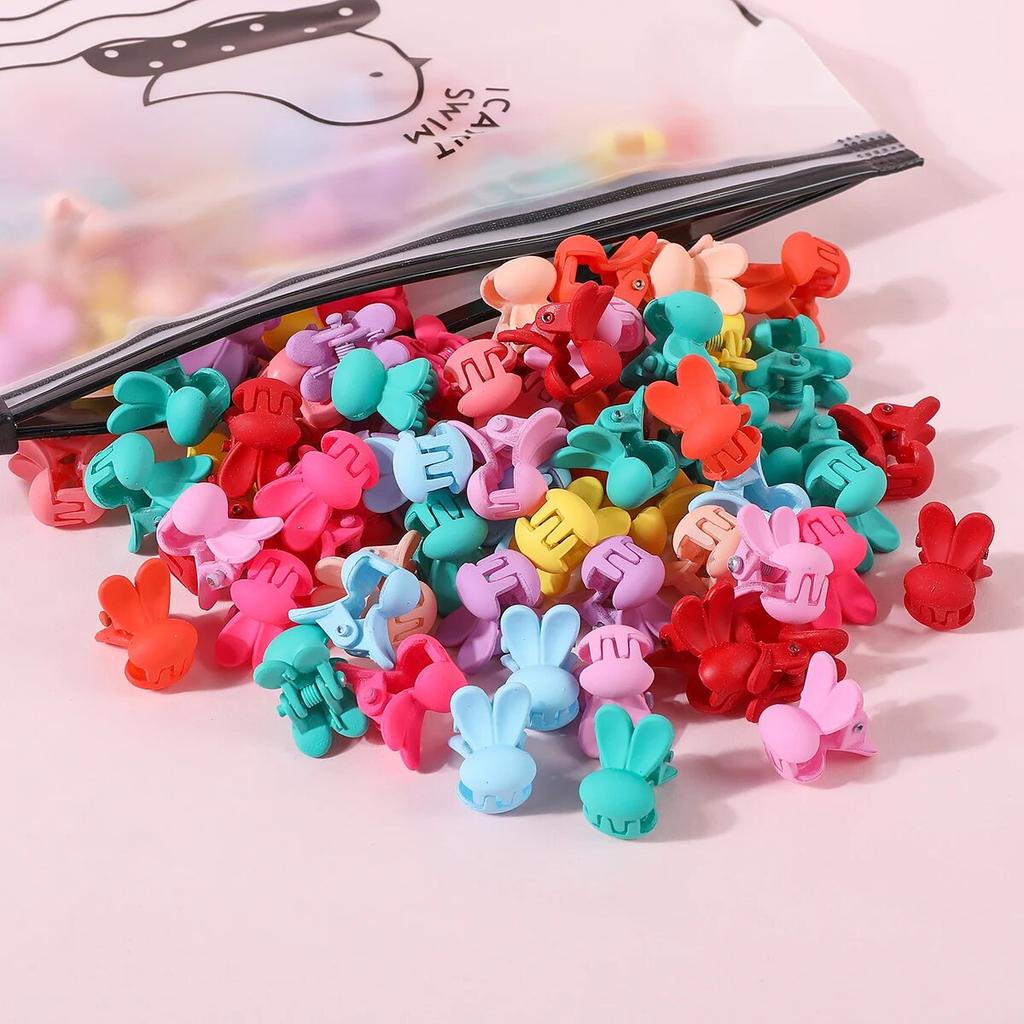 50 ks Dívčí roztomilé kreslené sponky do vlasů Malá skřipcová sponka Květina Hvězda Malá skřipcová sponka do vlasů Dětská sladká sponka do vlasů Módní vlasové doplňky