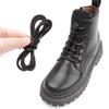 New High Quality Flat Shoelaces Solid Leather Shoe Laces Classic Multicolor Leisure Shoe Lace Outdoor Unisex Boots Shoelace