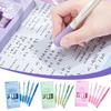5PCS/Set Soft Grip Black Pen Quick Drying Ballpoint Pen Cartoon Neutral Pen  Students