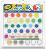 Crayola Kids 42 with Mini 540157 Water-Washable Paint, Colors, Brush, Bottles, (Authentic Product)