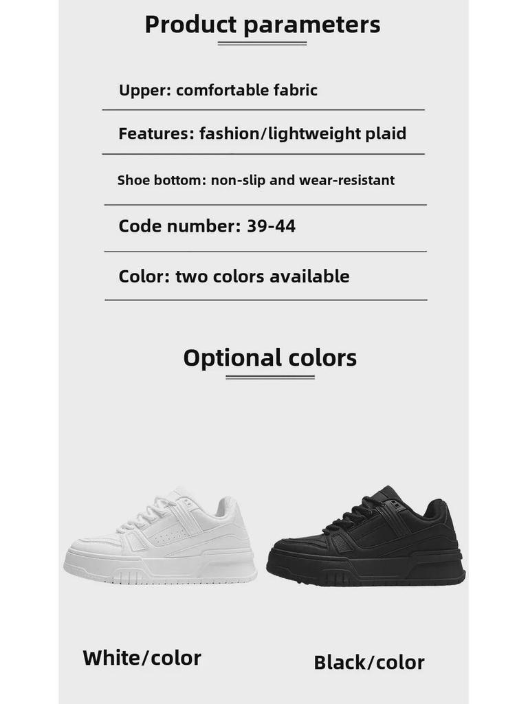 Black Warrior Men's 2024 Autumn Casual Chef Shoes - Thick Sole Sports Sneakers for Kitchen and Winter