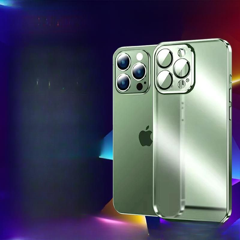 Applicable To Apple IPhone 14Pro Full-inclusive PC Phone Case 15 Transparent 12/11/13 Hard Case Xs