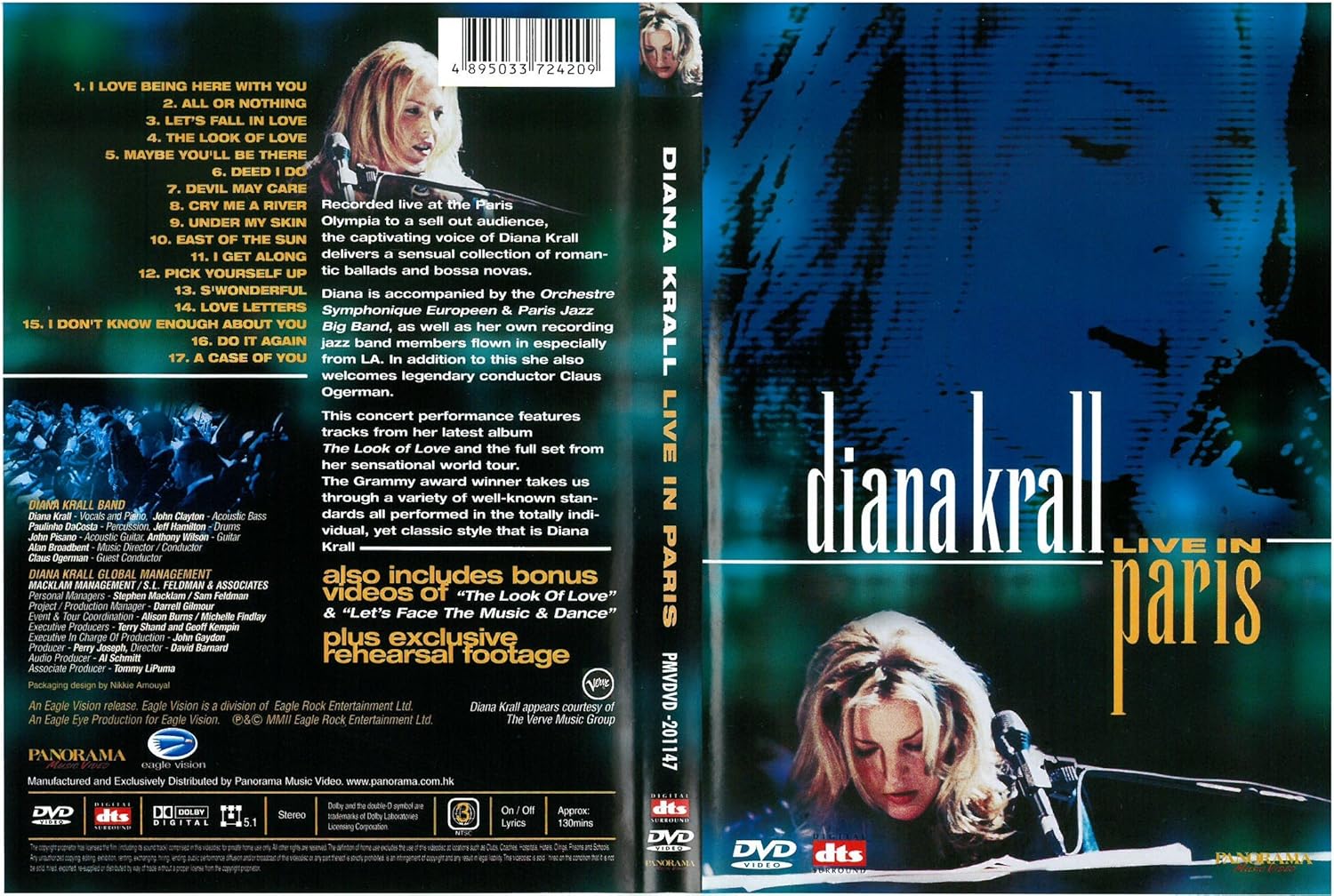 

DVD DVD - Live In Paris PMVDVD201147 Japan Music Video Used