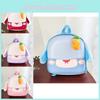 Versatile And Spacious Children's Plush Backpack In Pastel Colors With Fun Characters