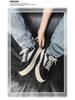 Nischen Herren Retro Style Canvas Sneaker - Invertiertes Dreieck, Dicksohlige, Frühling Höhenverstärkung, Vielseitige Casual Sportschuhe