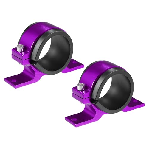 

Motoforti Универсальный кронштейн для крепления топливного фильтра, автомобильный масляный газовый топливный насос, держатель зажима, внутренний диаметр 50 мм, алюминиевый сплав, фиолетовый, набор из 2 шт.