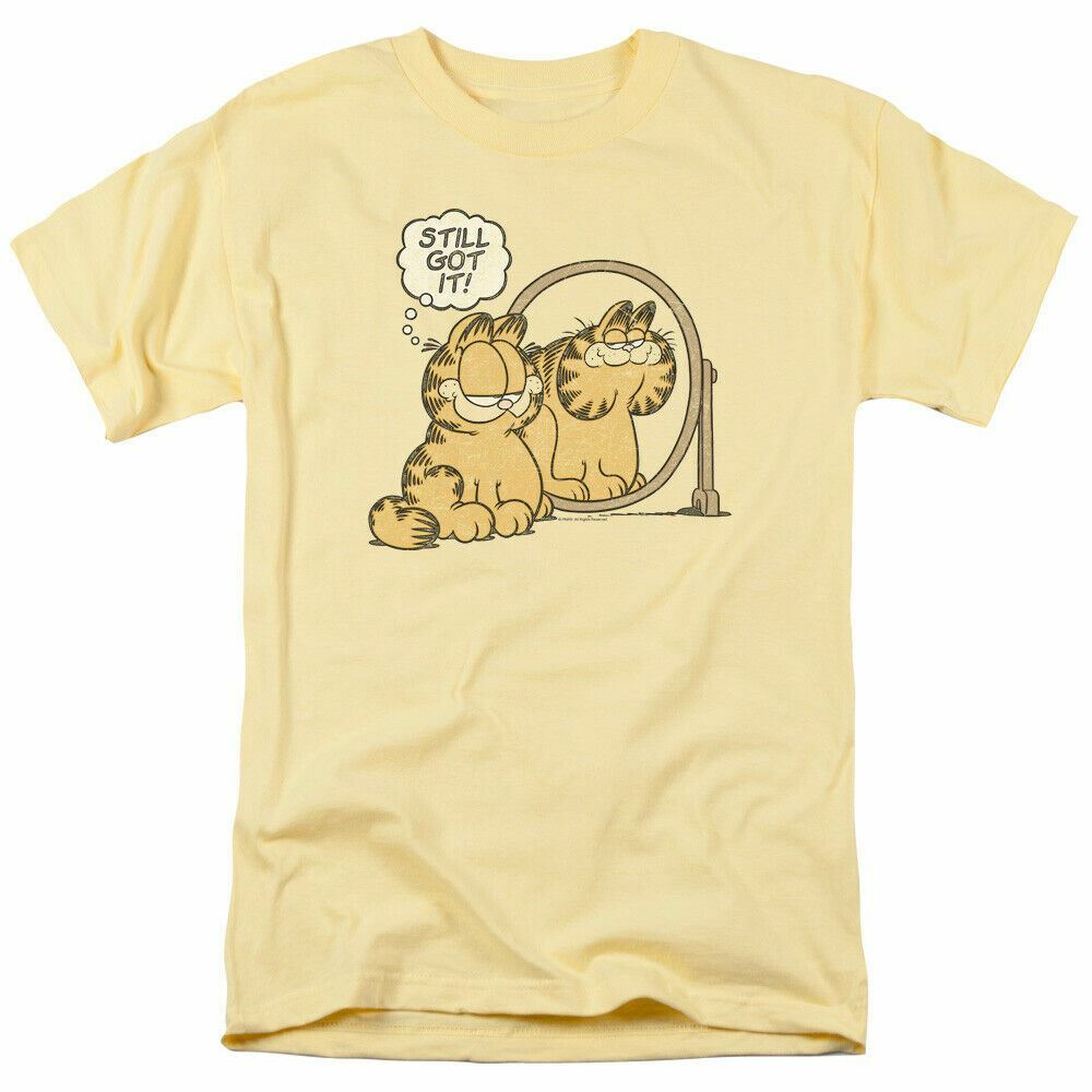 26 Garfield Still Got It T Shirt Mens Licensed Cat Jim Davis Comics Tee Banana Unisex T-Shirt M