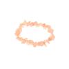 Elastic Bracelet with Pink Quartz Chips Beads - 50mm