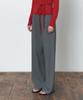 Siyajyu Sipt7192 Comfort Wide Elastic Waist Slacks_Melange Gray