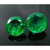 Emerald Loose Gemstone Round Cut Pair 15.23 Ct Natural CERTIFIED Green Colombian