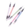 5 szt. Pióro do zdobienia paznokci Dwugłowe Silikonowe Pióro do Rzeźbienia Kwiatów Regulowany Klej w Sztyfcie Pióro do Embossingu Pędzel do Zdobienia Paznokci Każde Narzędzie Domowe