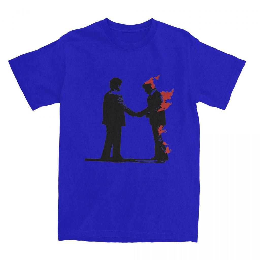 Vintage Wish You Were Here Rock T Shirt Men Women's Cotton Fan Gift Tees Shirt Summer Clothes