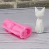 Big Ear Kitten Animal Silicone Molds for Candle Soap Chocolate Candy Cement Gypsum Silicone Molds for Home Decoration