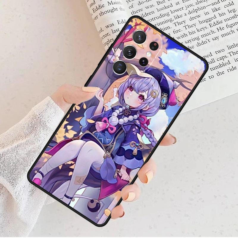 Qiqi Klee Genshin Impact Phone Case For Samsung Galaxy S25 S23 S30 S8 S21 S20 FE S24 S22 Note 10 20 Plus lite Ultra