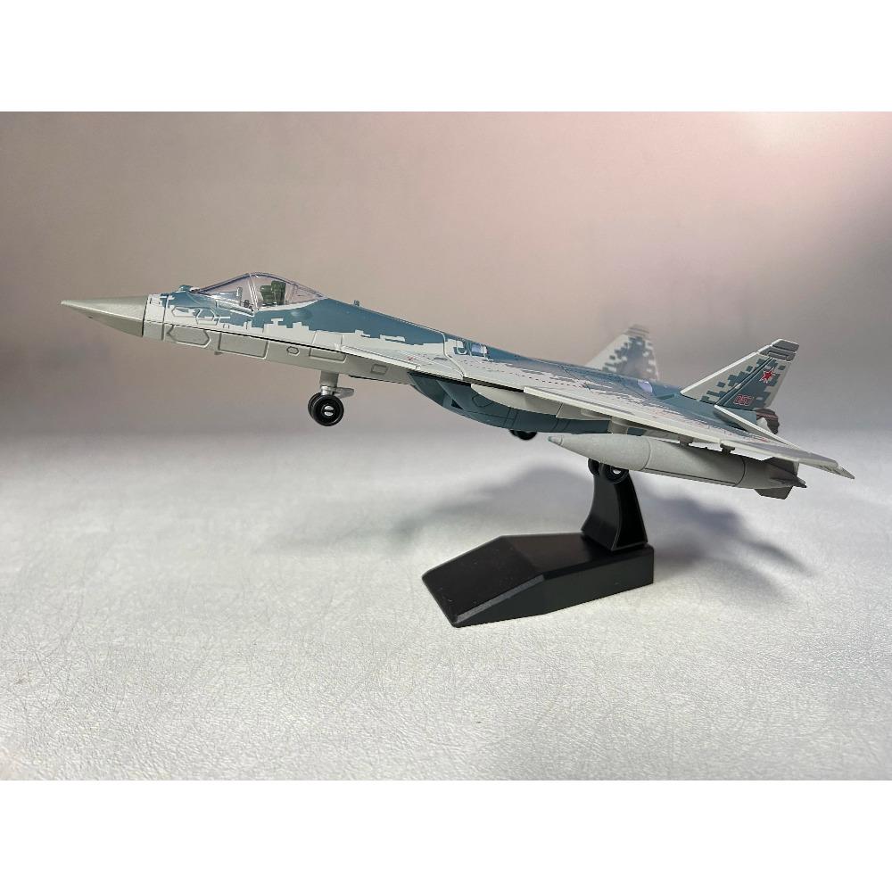 Giocattolo Modello di Aereo Scala 1/72 Russo SU57 Sukhoi SU-57 Caccia Aereo Metallo Militare Finito ABS Die-cast Simulazione Regalo