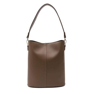 VITAFELICE Women's One-Handle 2-Way Vertical Tote Bag Inb-10129p (Mocha)
