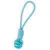 Dog toy interactive tug-of-war rope, durable and chew-resistant, for Labrador, Border Collie, Golden Retriever, French Bulldog, with knot and treat