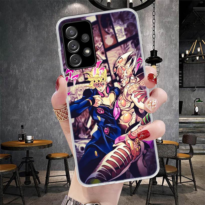 JoJo Bizarre Adventure Golden Wind Phone Case For Samsung Galaxy A13 A14 A15 A16 A17 A53 A54 A55 A56 A57 A33 A34 A35 A36 A37 A23