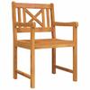 Garden Dining Set 9 pcs Brown Solid Acacia Wood