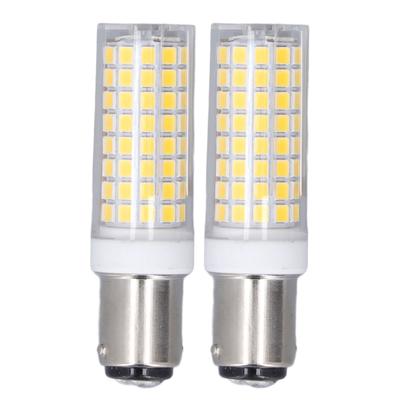 2 Pcs LED Corn Bulb BA15D 10W Dimmable Energy Saving 102LEDs Ceramic Light Bulb AC 100?120V