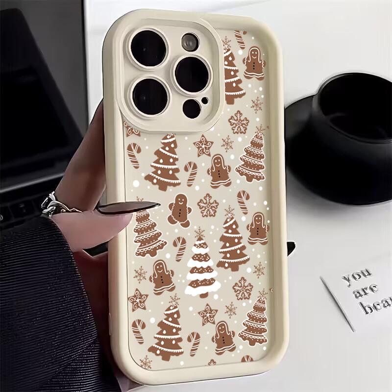

Santa Claus Elk Snowman Christmas Phone Case For iPhone 17 16 15 14 13 12 11 Pro MAX Plus 17 Air Soft Cover For iPhone 11 ProMax