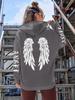 Beautiful Angel Wings Women's Hoodie Warm and Comfortable Casual Hoodie Fashion Classic Street Outdoor Sports Hoodie Loose