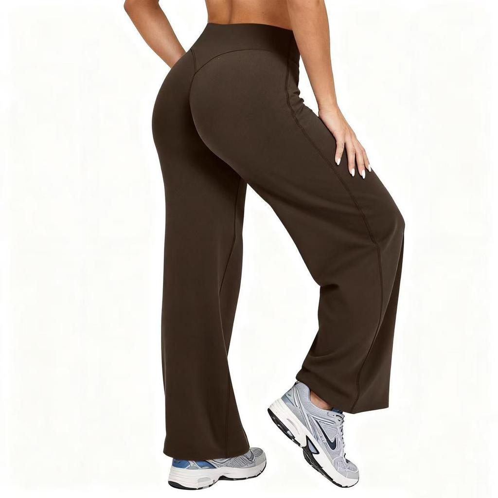 High-Waisted Wide-Leg Yoga Pants