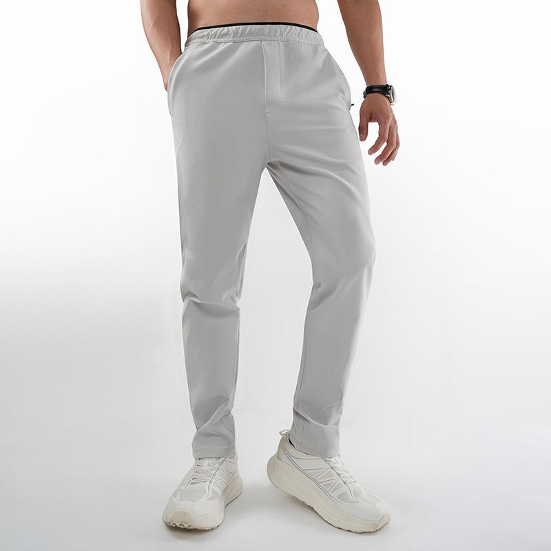 Di Jia Pánské Slim Fit Business Sportovní Kalhoty - Ležérní, S Manžetou, Trendy Outdoorové Oblečení