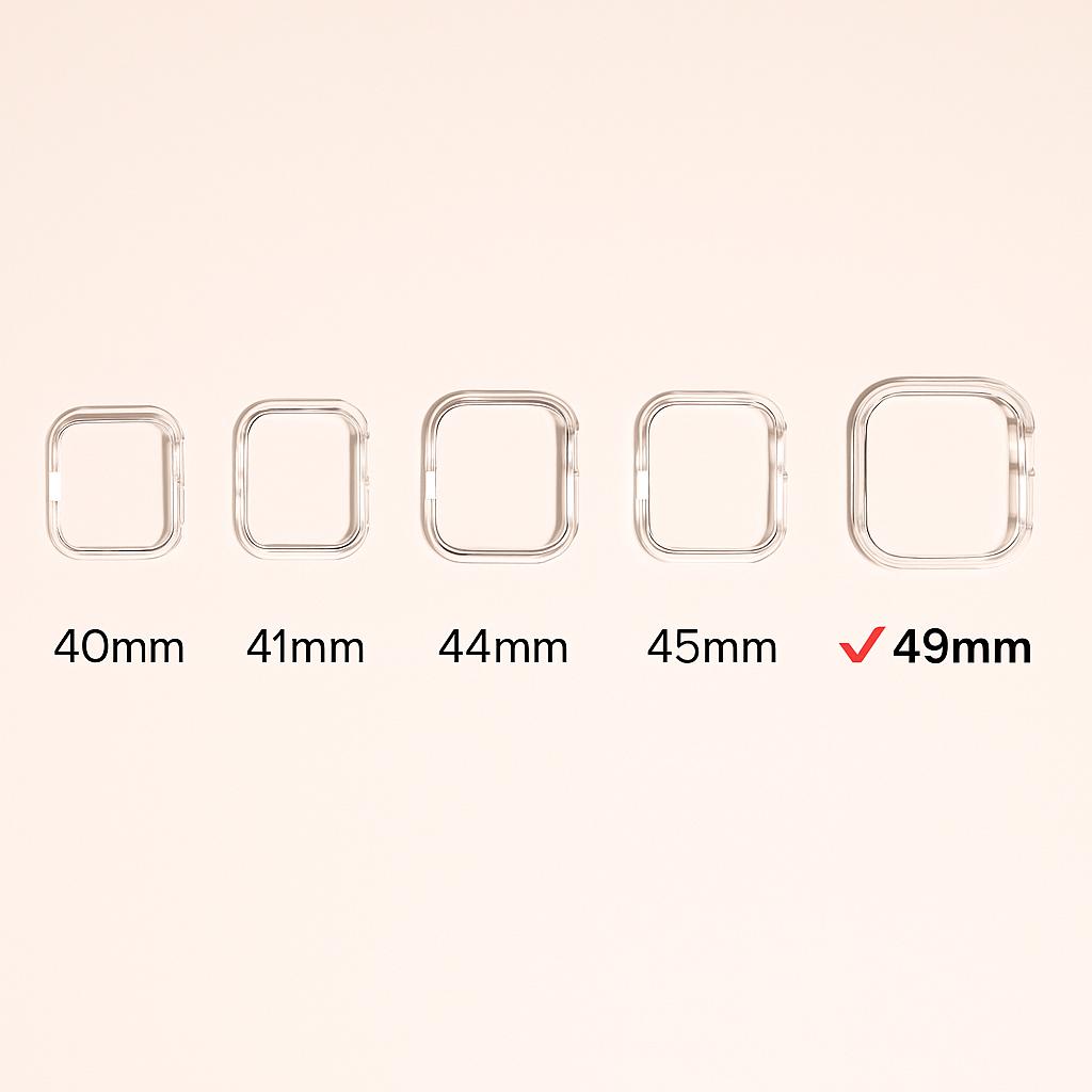 The Ultimate Protection: Apple Watch 49mm PC Clear Case