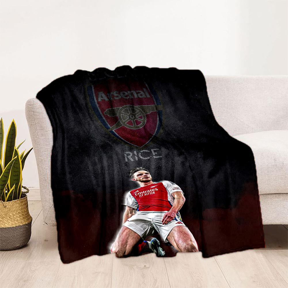Arsenal Decke Weich Warm Gemütlich Geeignet für Bettwäsche Meeresufer Sofa für Alle Jahreszeiten Modern Bestes Feiertagsgeschenk für Freunde Familie
