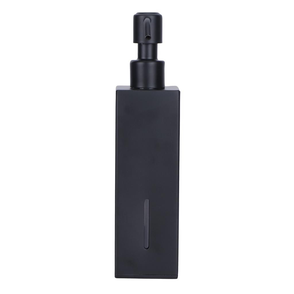 200ml Quadratische Duschflasche 304 Edelstahl Shampoo Handseife Spender Schwarz