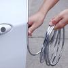 2M Chrome Car Door Body Guard Scratch Protector Strips Molding Trim Accessories