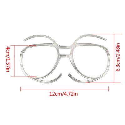 Verschreibungspflichtige Skibrille, Rx-Einsatz, optischer Adapter, Tr90, flexibel, biegbar, Universalgröße, Innenrahmen, Snowboard-/Motorradbrille