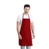 @ Apron For Cooking Unisex For Restaurant Red Color 80Gm