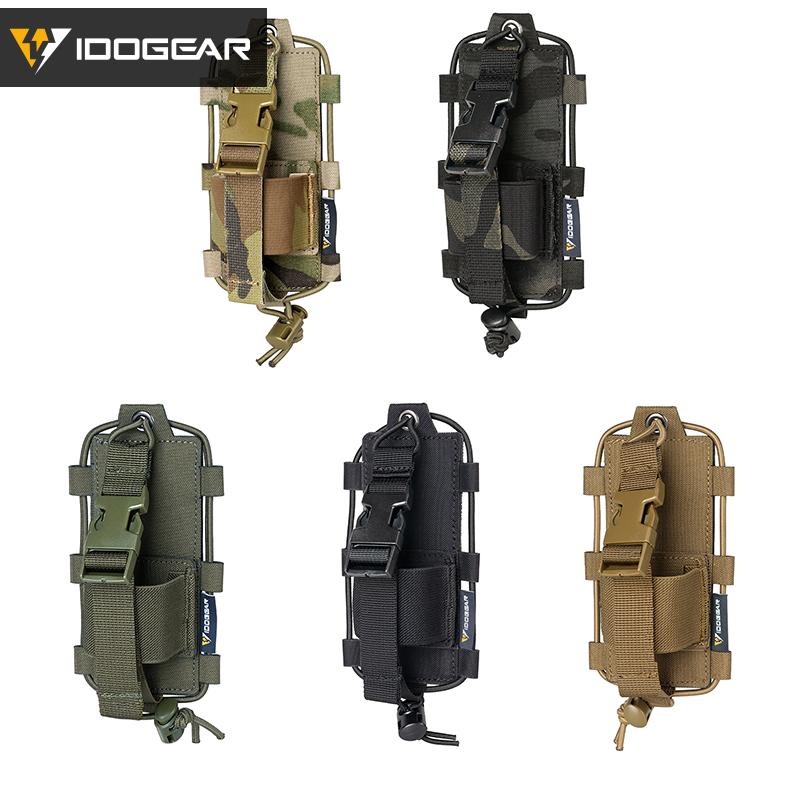 IDOGEAR Tactical Radio Pouch Gridlok BAOFENG/POFUNG UV5R UV82 Talkie Walkie MOLLE Radio Pouch 35110