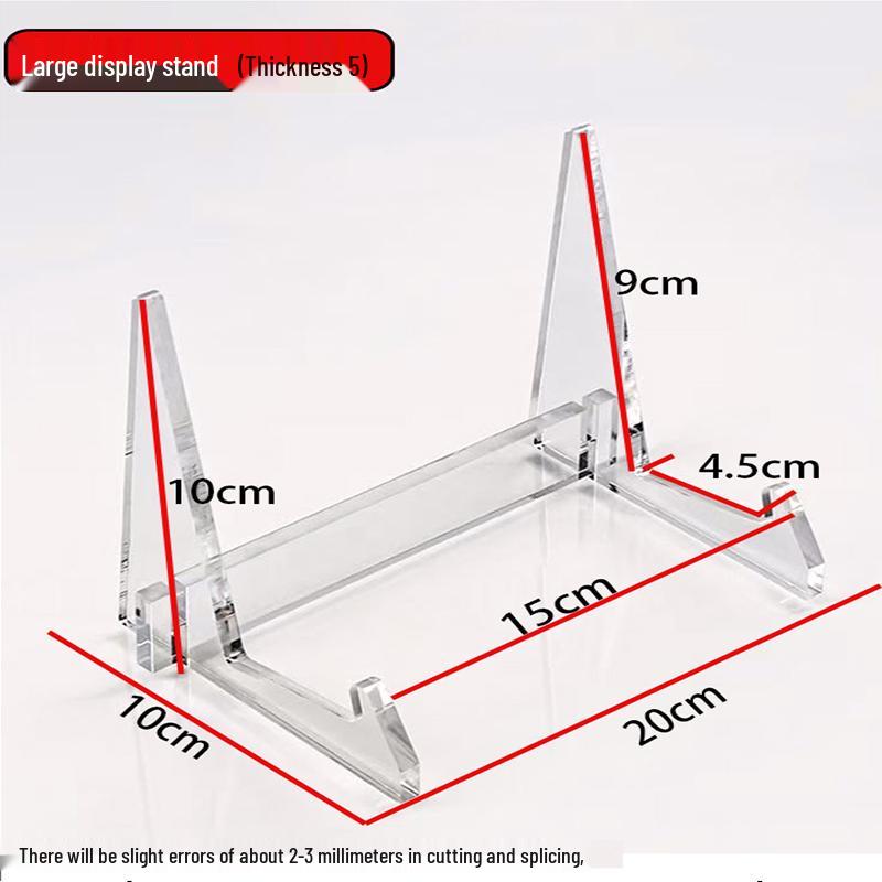 Acrylic Display Stand for Magazines, Phones, Tablets, Keyboards, Books, Photos, Frames, Bowls, Dishes, Tea Sets, and Cakes.