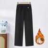Pants Autumn and Winter High-waisted Straight-leg Trousers, New Middle-aged and Elderly Pants, Long Winter Clothes, Thickened